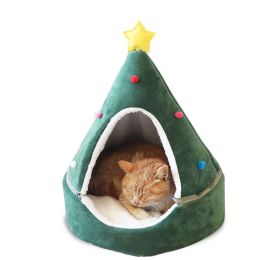 Christmas tree cat litter (Option: Star models-50X50X55cm)